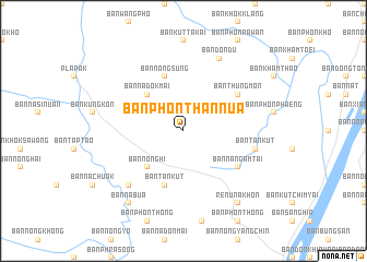 map of Ban Phon Than Nua