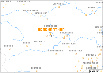 map of Ban Phônthan