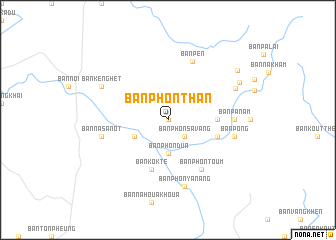 map of Ban Phônthan