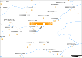 map of Ban Phônthong