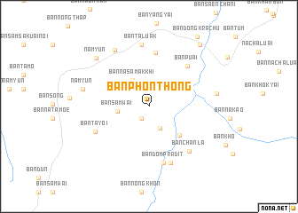 map of Ban Phon Thong