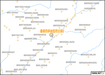 map of Ban Phônxai