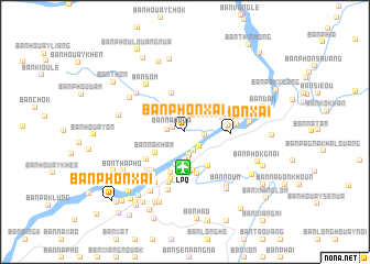 map of Ban Phônxai