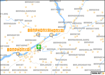 map of Ban Phônxai