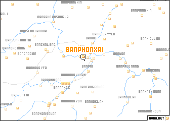 map of Ban Phônxai