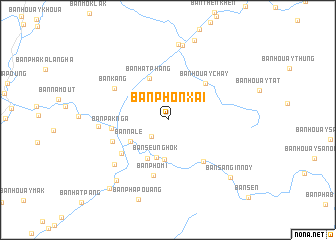 map of Ban Phônxai