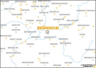 map of Ban Phônxai