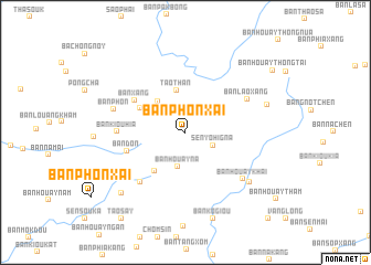 map of Ban Phônxai