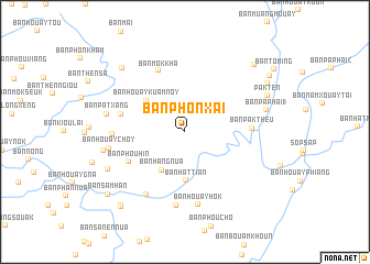 map of Ban Phônxai