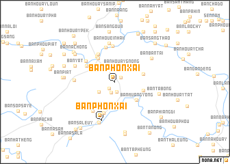 map of Ban Phônxai