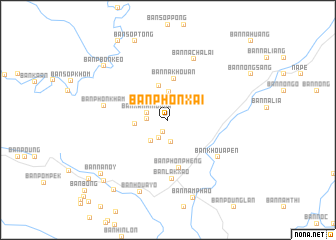 map of Ban Phônxai