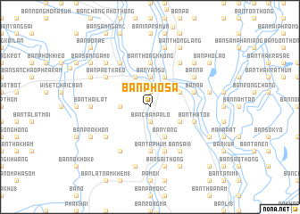 map of Ban Pho Sa