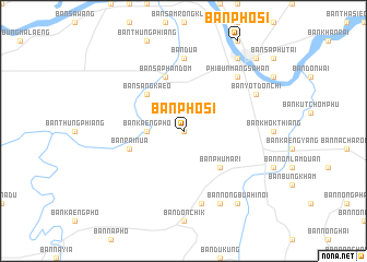 map of Ban Pho Si