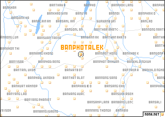 map of Ban Pho Ta Lek