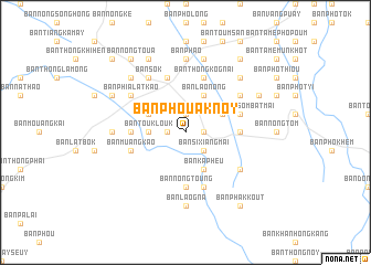 map of Ban Phouak Noy