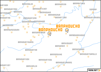 map of Ban Phoucho