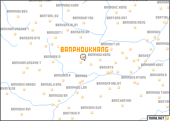 map of Ban Phoukhang