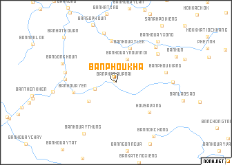 map of Ban Phou Kha