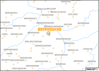 map of Ban Phoukhô