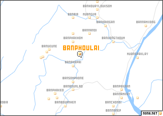 map of Ban Phoulai