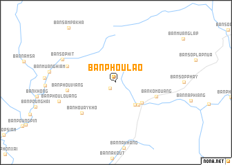 map of Ban Phoulao