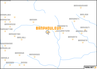 map of Ban Phouleun