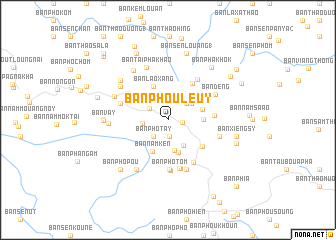 map of Ban Phouleuy