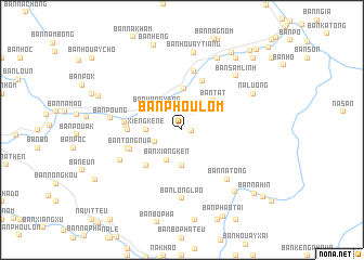 map of Ban Phou Lôm