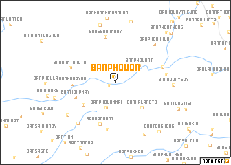 map of Ban Phouôn