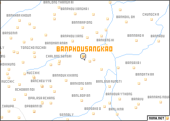map of Ban Phousang-Kao