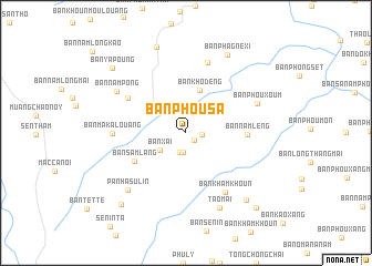 map of Ban Phousa