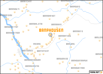 map of Ban Phousèn