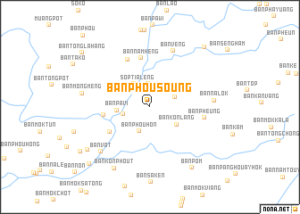 map of Ban Phousoung