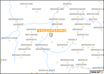 map of Ban Phou Souok