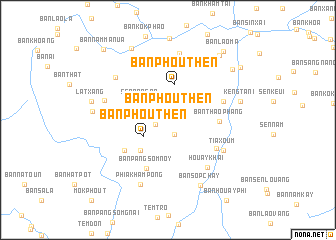 map of Ban Phouthèn