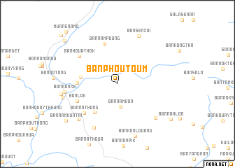 map of Ban Phoutoum