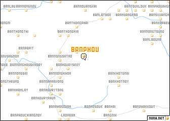 map of Ban Phou