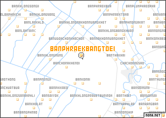 map of Ban Phraek Bang Toei