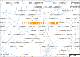 map of Ban Phraek Kathum Sala