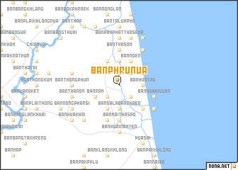 map of Ban Phru Nua