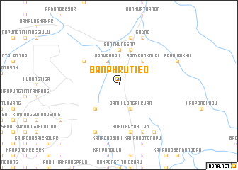 map of Ban Phru Tieo