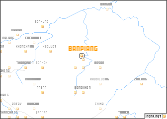 map of Bản Piang