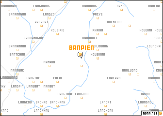 map of Bản Pien