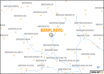 map of Ban Plaeng