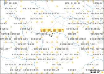 map of Ban Plai Nam