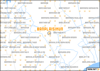 map of Ban Plai Si Mun