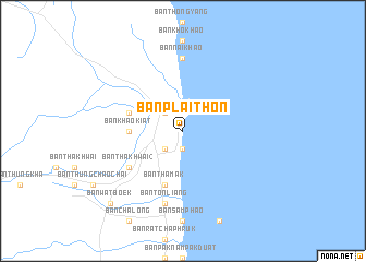 map of Ban Plai Thon