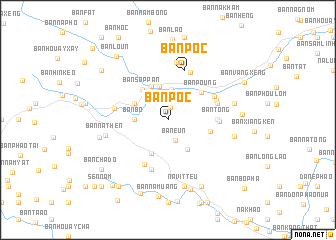 map of Ban Poc