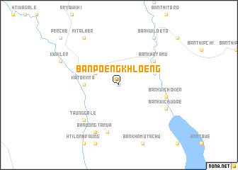 map of Ban Poeng Khloeng