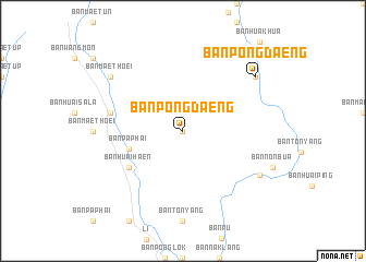 map of Ban Pong Daeng